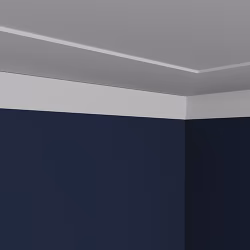 Потолочный плинтус под покраску Европласт 6.50.804 2000×86×140