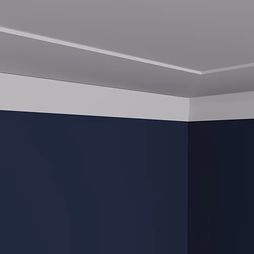 Потолочный плинтус под покраску Европласт 6.50.804 2000×86×140