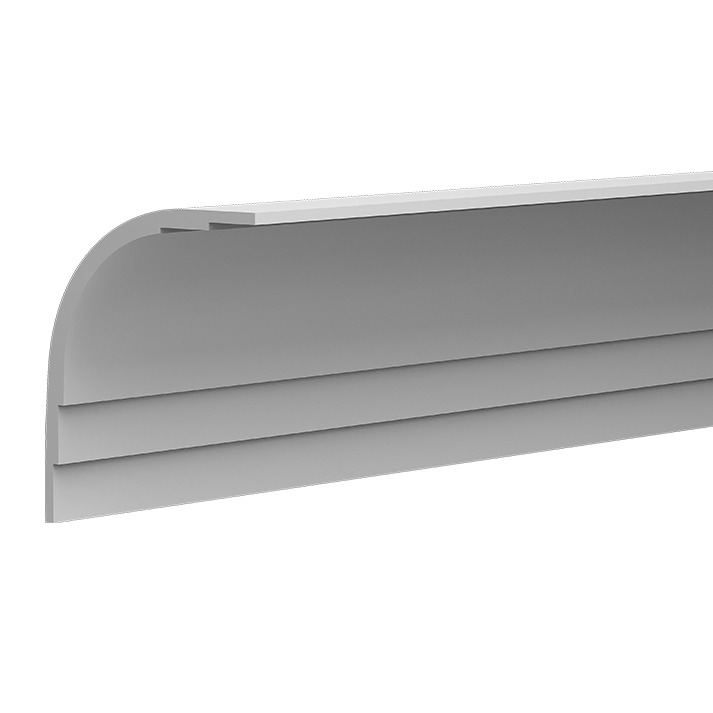 Потолочный плинтус под покраску Европласт 6.50.243 2000×147×167