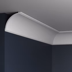 Потолочный плинтус под покраску Европласт 6.50.801 2000×130×134