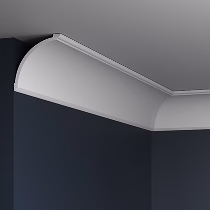 Потолочный плинтус под покраску Европласт 6.50.801 2000×130×134