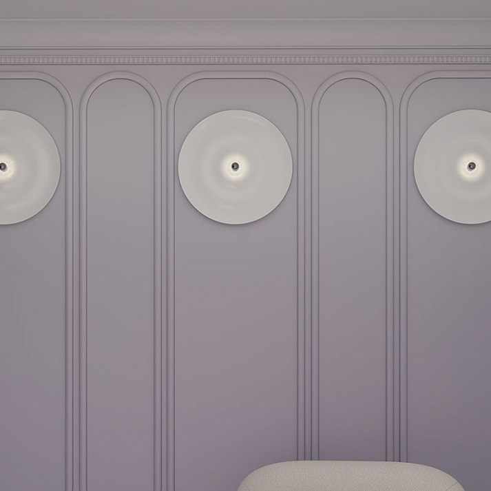 Потолочный плинтус под покраску Европласт 6.50.801 2000×130×134 фото в интерьере