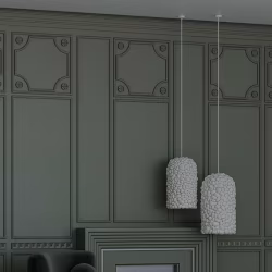 Потолочный плинтус под покраску Европласт 6.50.802 2000×120×159