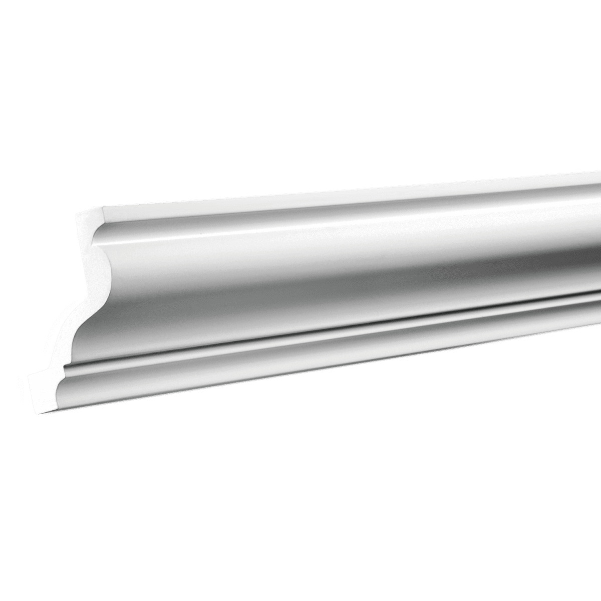 Потолочный плинтус под покраску Европласт 1.50.129 2000×74×85