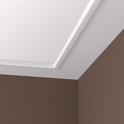 Потолочный плинтус под покраску Европласт 1.50.156 2000×30×30