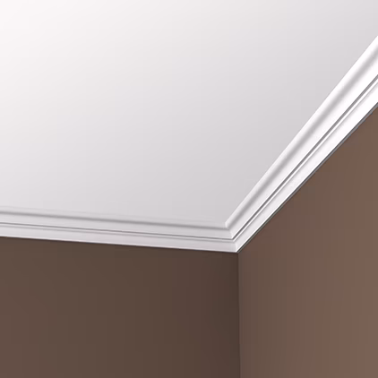 Потолочный плинтус под покраску Европласт 1.50.173 2000×40×55