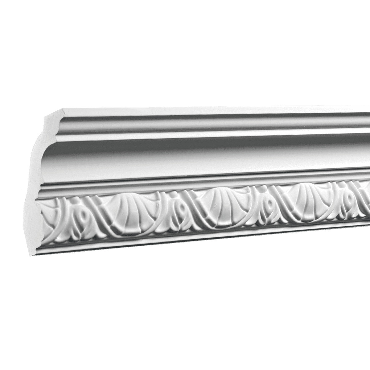 Потолочный плинтус под покраску Европласт 1.50.251 2000×55×70