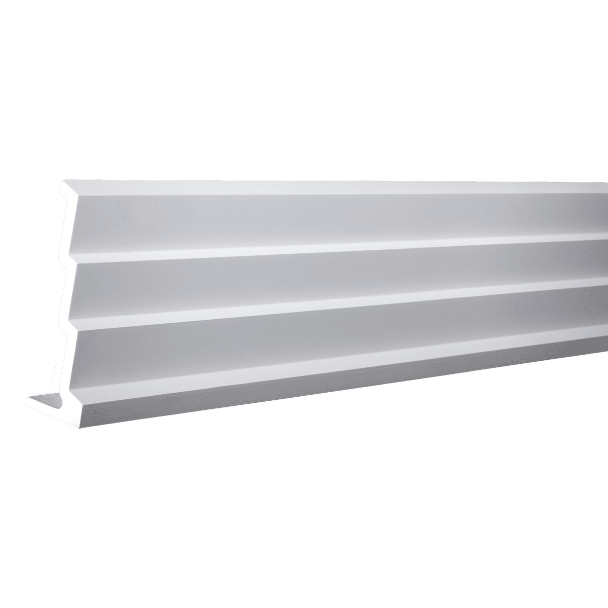 Потолочный плинтус под покраску Европласт 1.50.145 2000×262×92