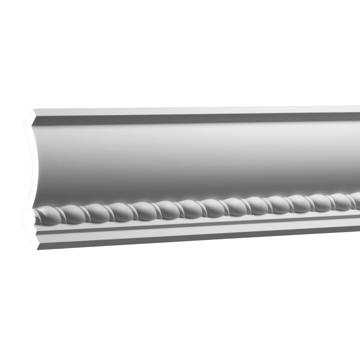 Потолочный плинтус под покраску Европласт 1.50.208 с подсветкой 2000×71×71