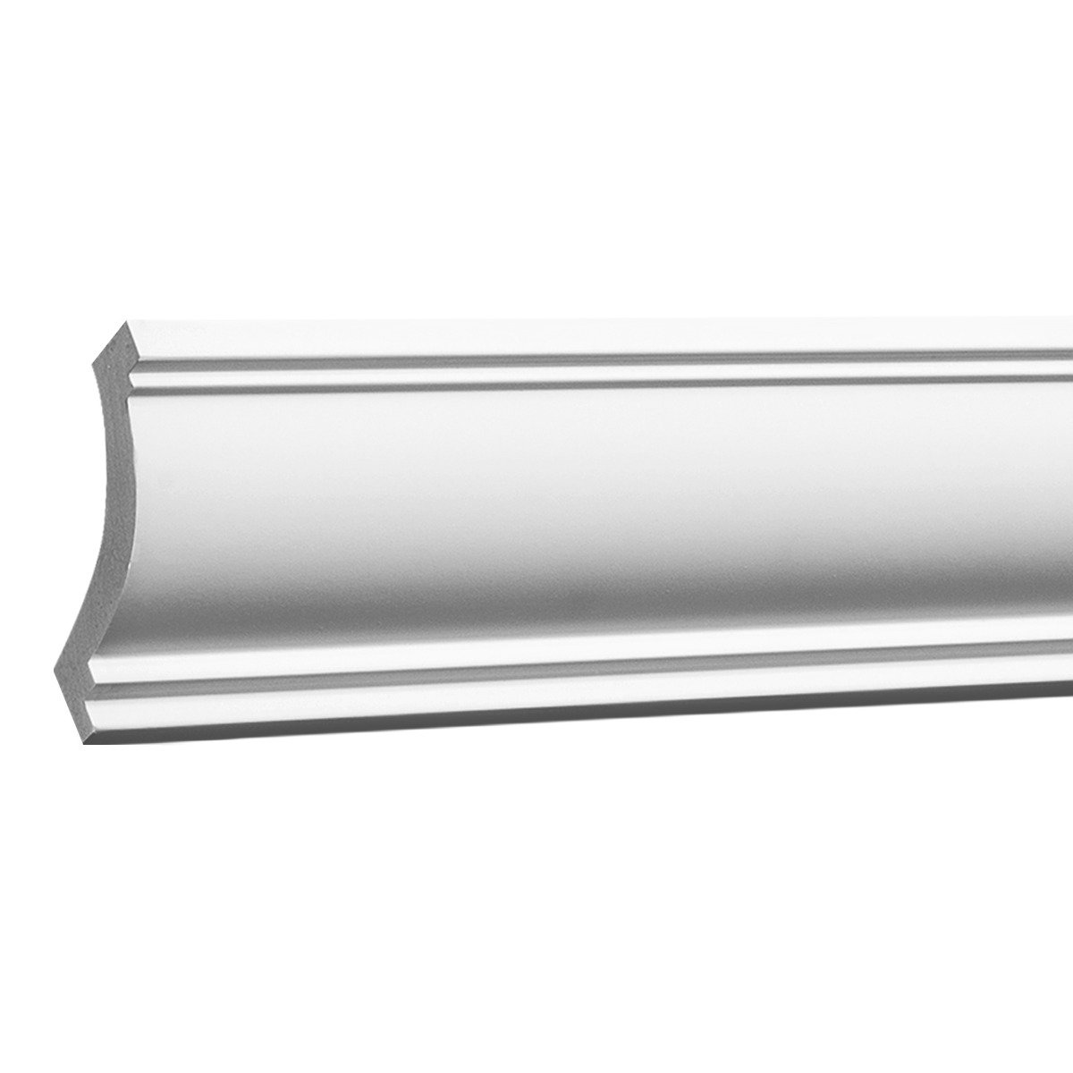 Потолочный плинтус под покраску Европласт 1.50.215 с подсветкой 2000×48×52