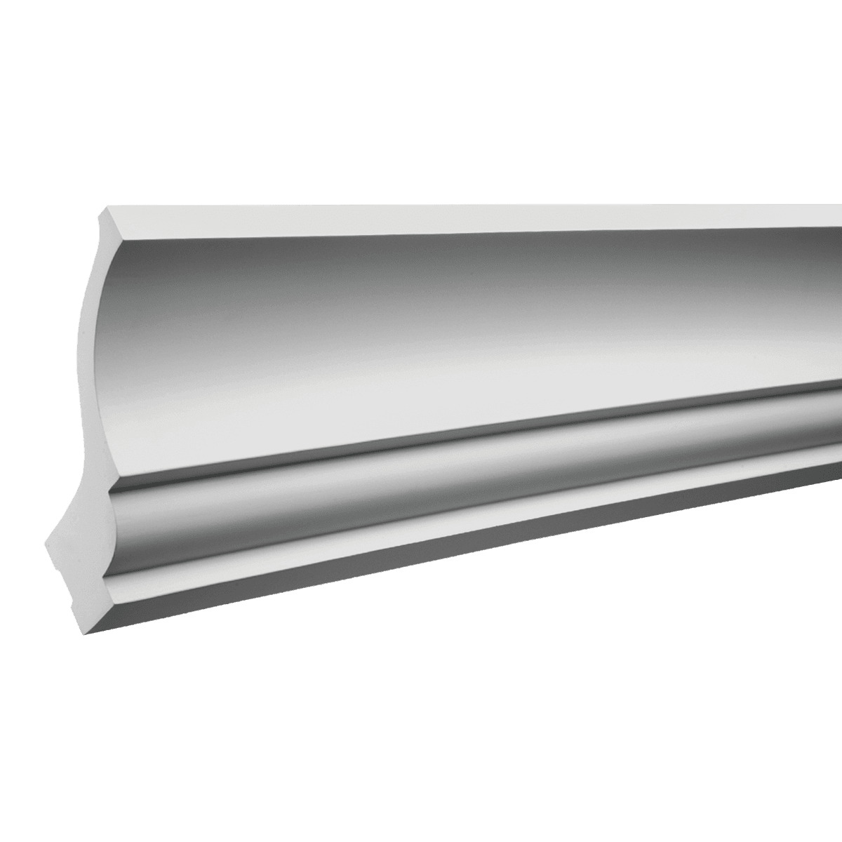 Потолочный плинтус под покраску Европласт 1.50.221 с подсветкой 2000×143×150