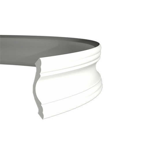 Потолочный плинтус под покраску гибкий Европласт 1.50.102 2000×76×69 Потолочный плинтус под покраску гибкий Европласт 1.50.102 2000×76×69