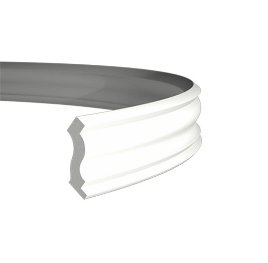 Потолочный плинтус под покраску гибкий Европласт 1.50.103 2000×50×50