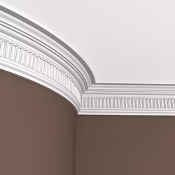 Потолочный плинтус под покраску гибкий Европласт 1.50.104 2000×73×116