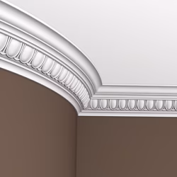 Потолочный плинтус под покраску гибкий Европласт 1.50.116 2000×99×100