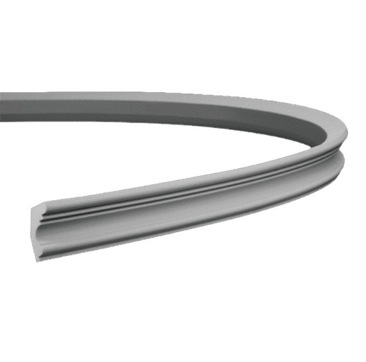 Потолочный плинтус под покраску гибкий Европласт 1.50.122 2000×40×50