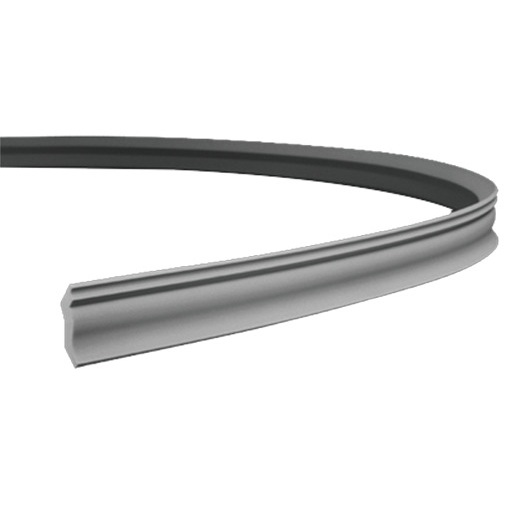 Потолочный плинтус под покраску гибкий Европласт 1.50.150 2000×40×41