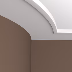 Потолочный плинтус под покраску гибкий Европласт 1.50.156 2000×30×30
