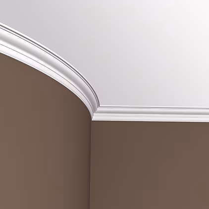 Потолочный плинтус под покраску гибкий Европласт 1.50.171 2000×30×45