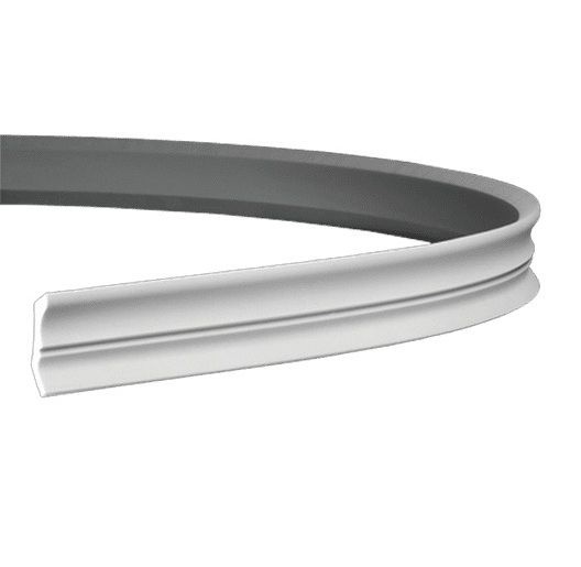 Потолочный плинтус под покраску гибкий Европласт 1.50.173 2000×40×55