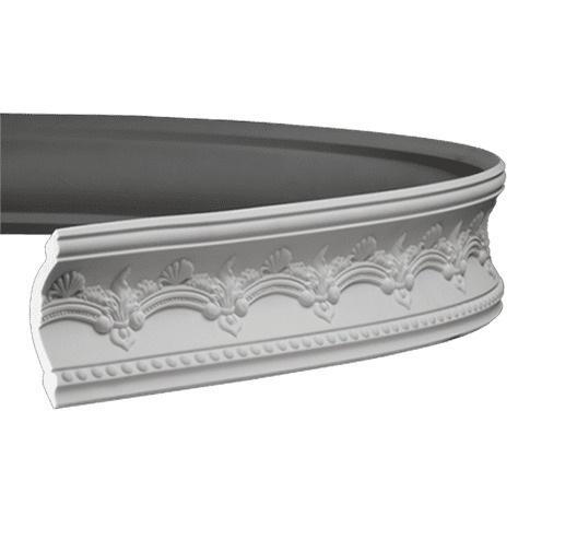 Потолочный плинтус под покраску гибкий Европласт 1.50.183 2000×84×96