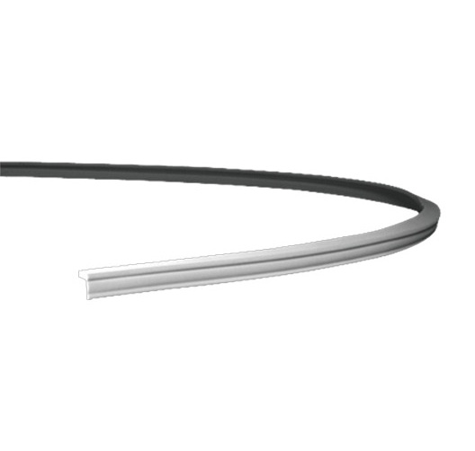 Потолочный плинтус под покраску гибкий Европласт 1.50.258 2000×25×27