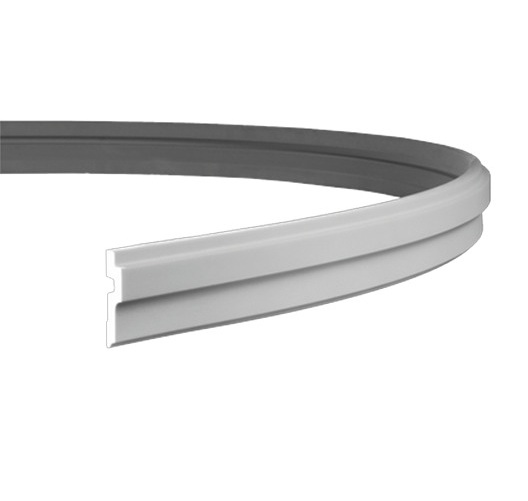 Потолочный плинтус под покраску гибкий Европласт 1.50.266 2000×75×21