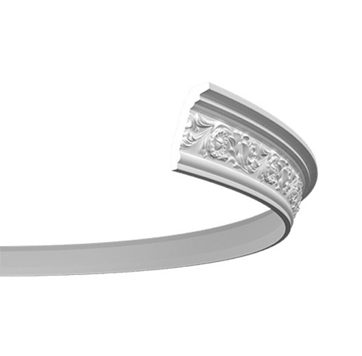 Потолочный плинтус под покраску гибкий Европласт 1.50.274 2000×55×86 Потолочный плинтус под покраску гибкий Европласт 1.50.274 2000×55×86