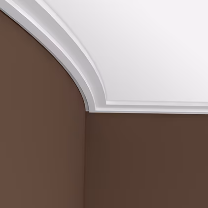 Потолочный плинтус под покраску гибкий Европласт 1.50.298 2000×40×13