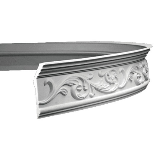 Потолочный плинтус под покраску гибкий Европласт 1.50.163 2000×65×151 Потолочный плинтус под покраску гибкий Европласт 1.50.163 2000×65×151