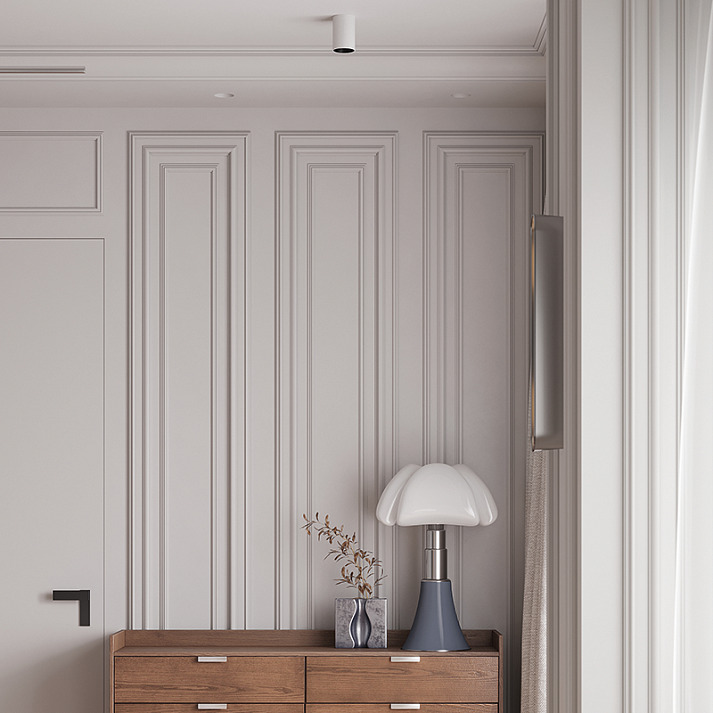 Молдинг под покраску Европласт 6.51.307 2000×96×25 фото в интерьере