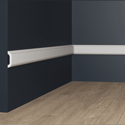 Молдинг под покраску Европласт 6.51.801 2000×59×15 фото в интерьере