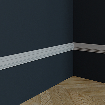 Молдинг под покраску Европласт 6.51.802 2000×60×18 фото в интерьере