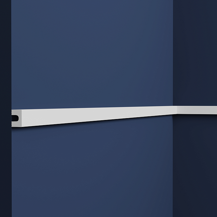 Молдинг под покраску Европласт U.6.51.410 2000×30×20 фото в интерьере