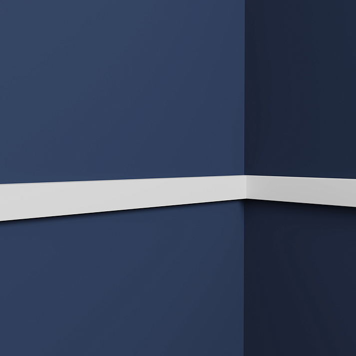 Молдинг под покраску Европласт U.6.51.411 2000×40×20 фото в интерьере