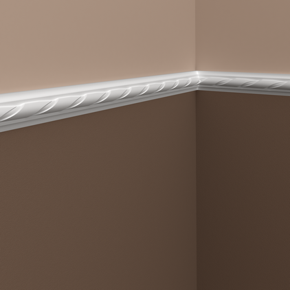 Молдинг под покраску Европласт 1.51.312 2000×40×18 фото в интерьере