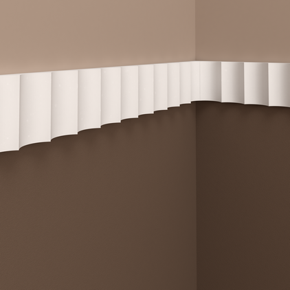 Молдинг под покраску Европласт 1.51.327 2000×80×21 фото в интерьере