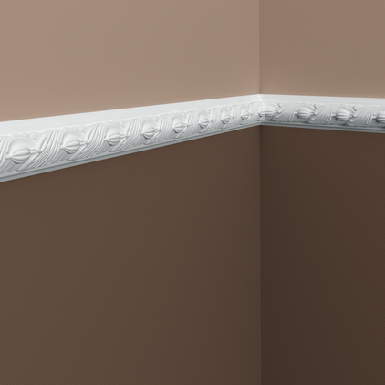 Молдинг под покраску Европласт 1.51.348 2000×49×25 фото в интерьере