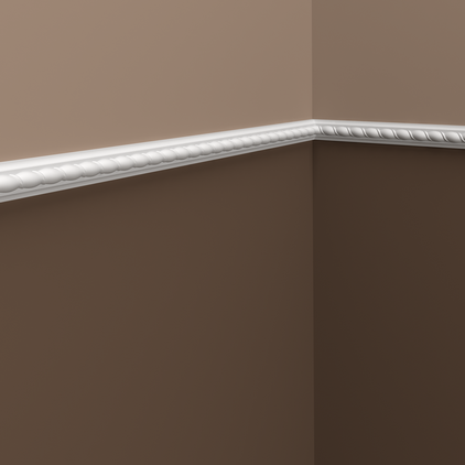 Молдинг под покраску Европласт 1.51.353 2000×26×16 фото в интерьере