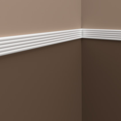 Молдинг под покраску Европласт 1.51.356 2000×47×9 фото в интерьере
