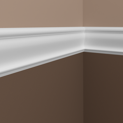 Молдинг под покраску Европласт 1.51.367 2000×124×24 фото в интерьере