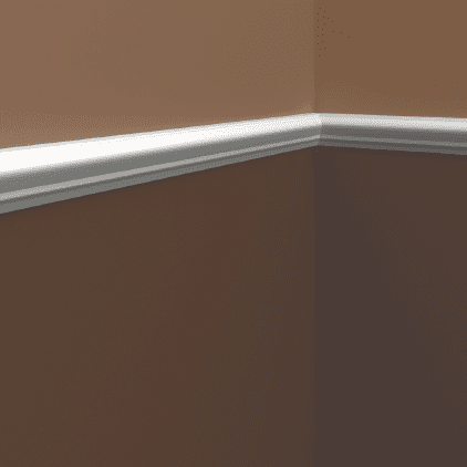 Молдинг под покраску Европласт 1.51.375 2000×41×20 фото в интерьере