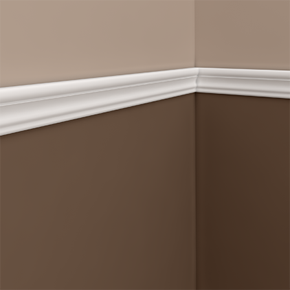 Молдинг под покраску Европласт 1.51.377 2000×52×17 фото в интерьере