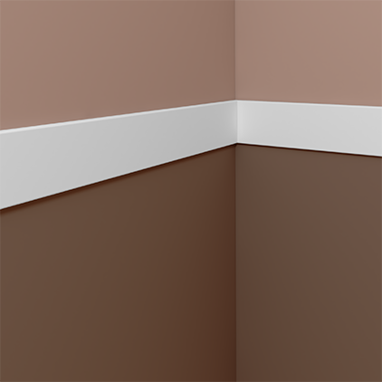 Молдинг под покраску Европласт 1.51.385 2000×103×13 фото в интерьере