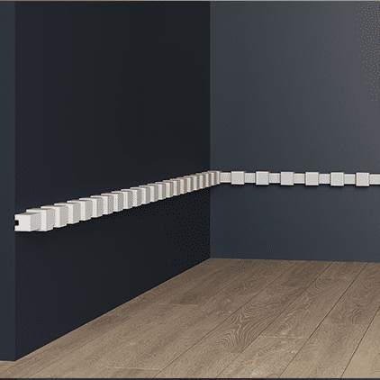 Молдинг под покраску Европласт 1.51.803 2000×26×25 фото в интерьере