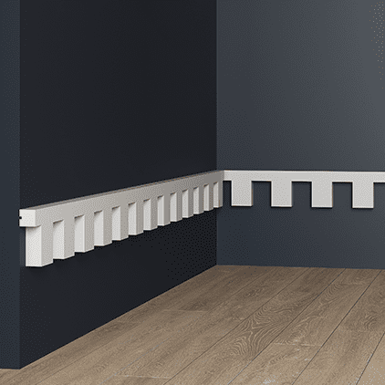 Молдинг под покраску Европласт 1.51.804 2000×70×20 фото в интерьере