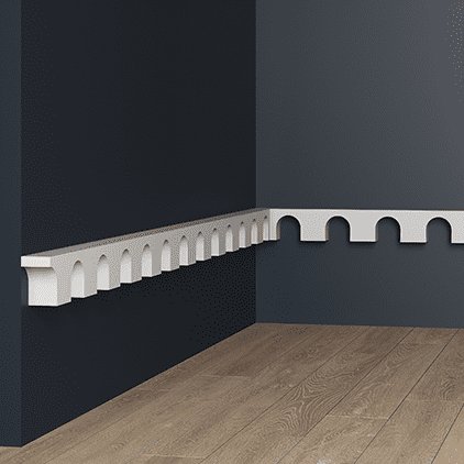 Молдинг под покраску Европласт 1.51.805 2000×50×30 фото в интерьере