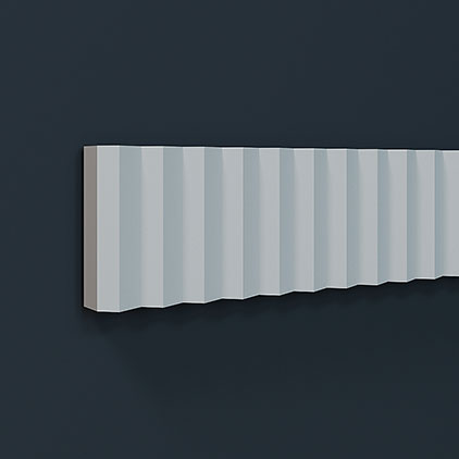 Молдинг под покраску Европласт 1.51.807 2000×100×24 фото в интерьере