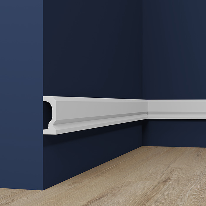 Молдинг под покраску Европласт 1.51.818 2007×80×30 фото в интерьере