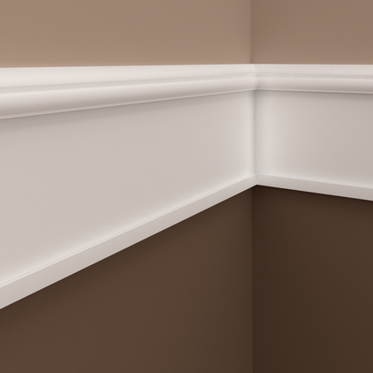 Молдинг под покраску Европласт 1.51.381 2000×193×24 фото в интерьере